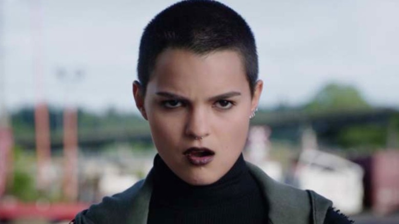 Negasonic Teenage Warhead outside