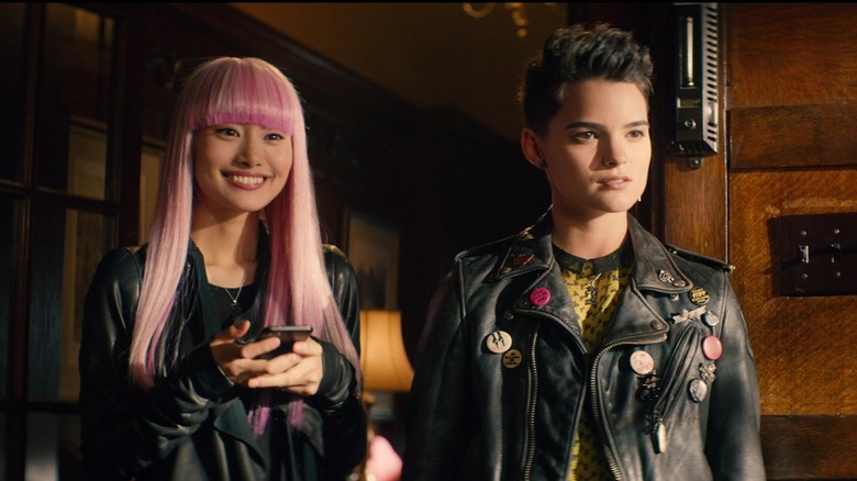 Yukio and Negasonic Teenage Warhead in X-Men mansion