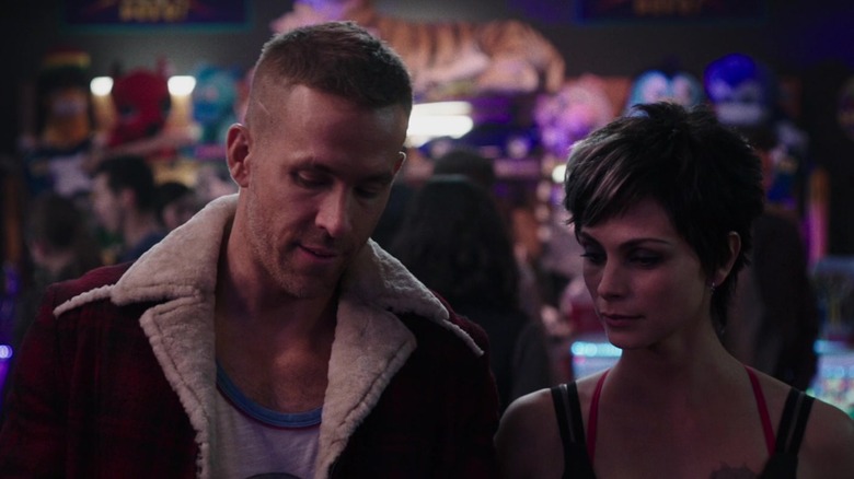 Wade Wilson and Vanessa in arcade