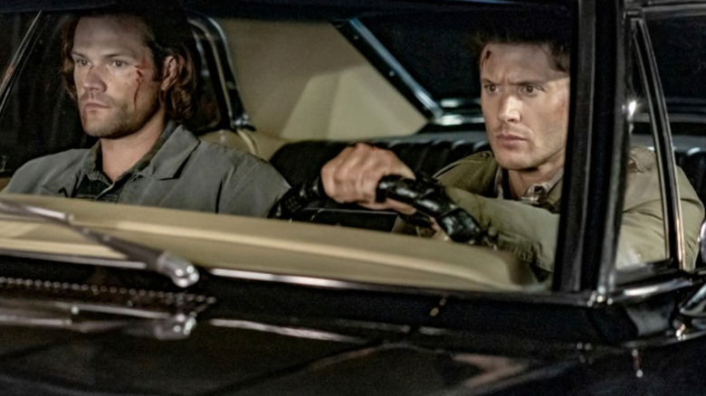 Dean and Sam in Impala