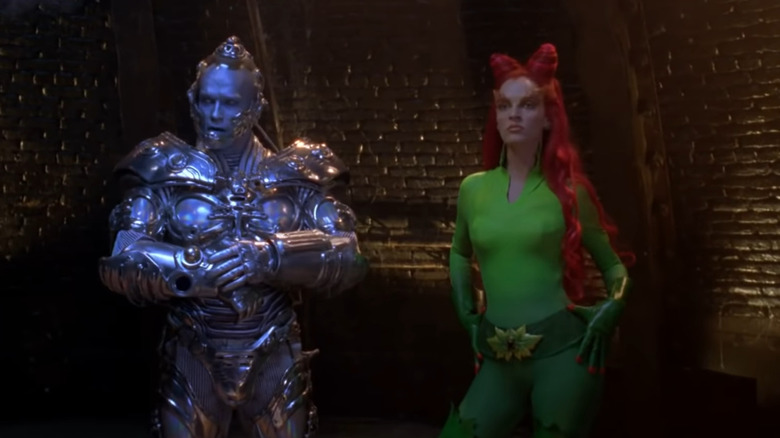 Mr. Freeze and Poison Ivy standing together