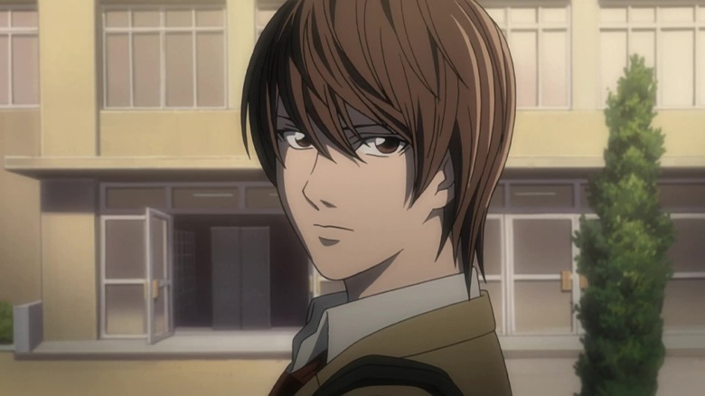 Light Yagami looking to the side