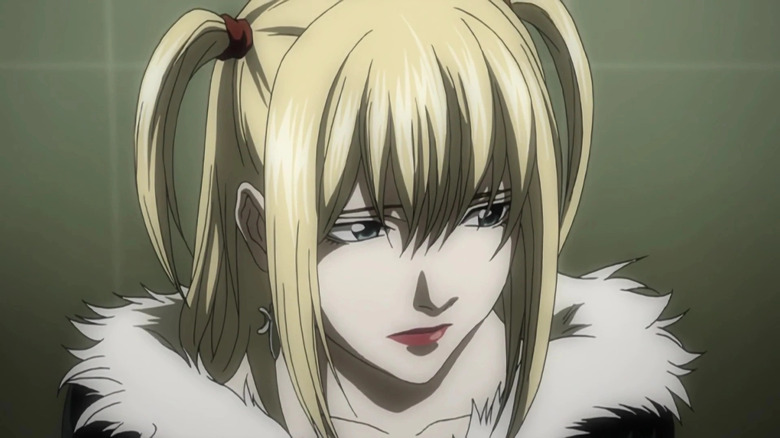 Misa Amane sadly looking down