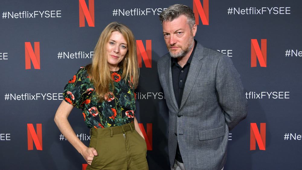 Annabel Jones and Charlie Brooker