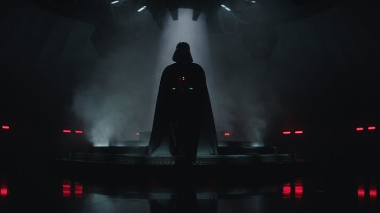 Darth Vader in smoke