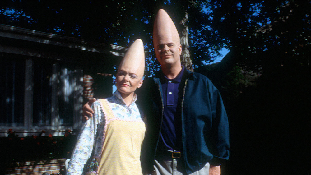 Jane Curtin and Dan Aykroyd in Coneheads