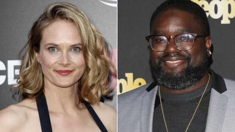 Co-stars Rachel Blanchard and Lil Rel Howery 