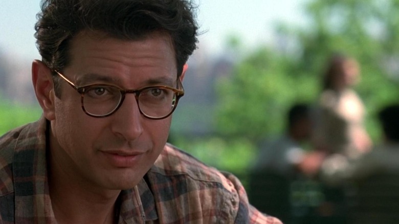 Jeff Goldblum wearing glasses