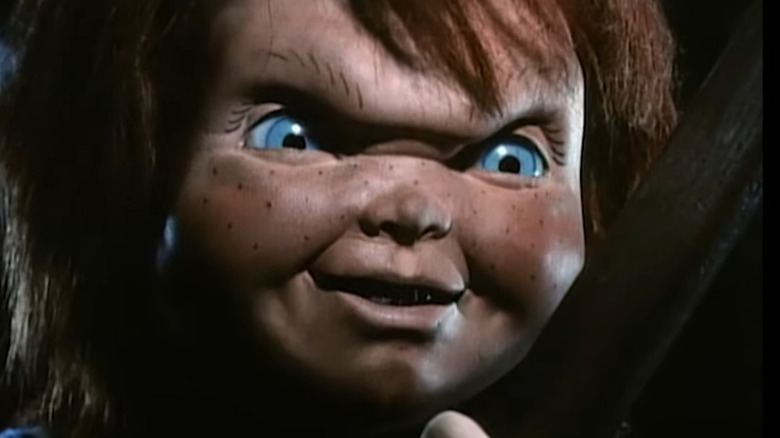 Chucky grimaces