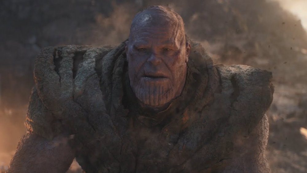 Thanos' death scene in Avengers: Endgame