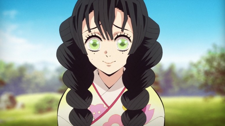 Mitsuri Kanroji with black hair