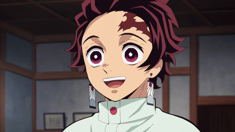 Tanjiro Kamado smiling