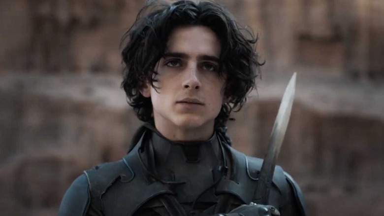 Timothée Chalamet as Paul Atreides in Dune