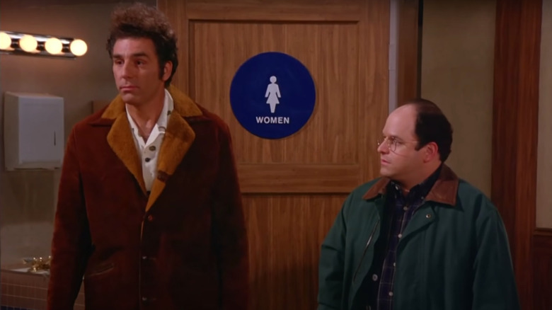 George stares dumbfoundedly at Kramer