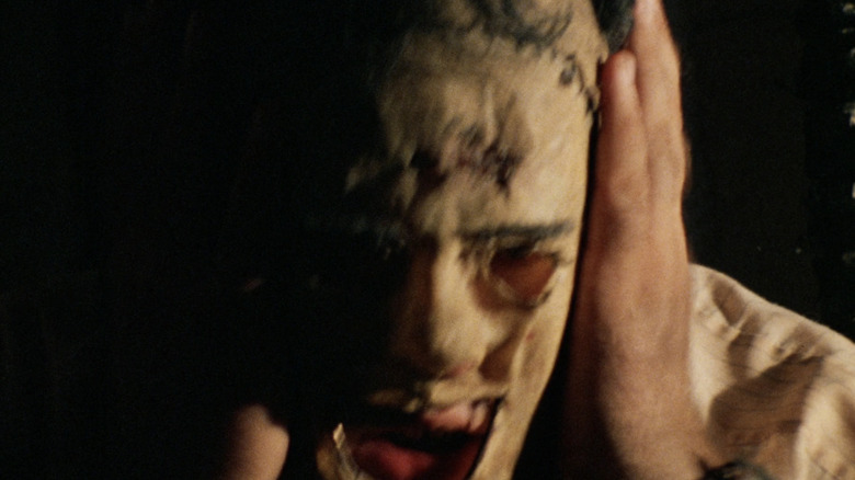 Leatherface panicking