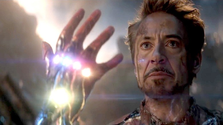 Tony with Infinity stones