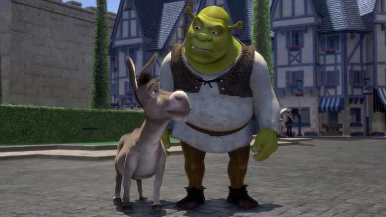 Shrek Donkey staring