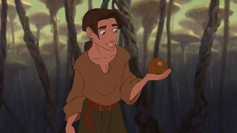 Jim Hawkins with the sphere