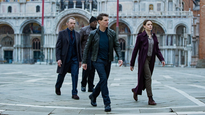 Ethan Hunt and crew walking