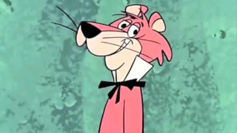 The original Snagglepuss character smiling