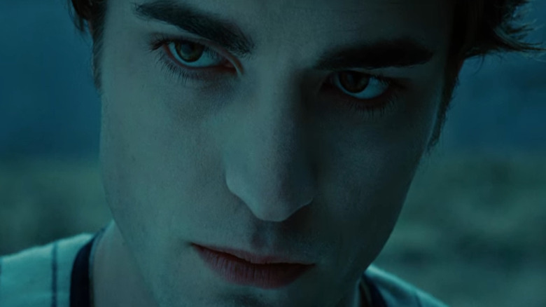 Edward staring angrily