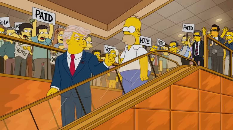 Donald Trump and Homer Simpson