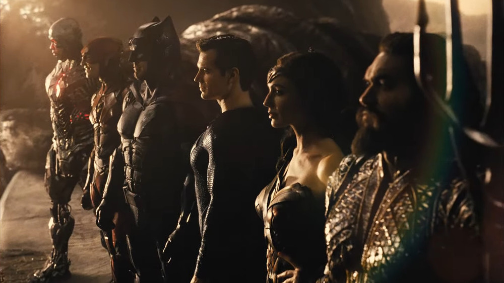 The Justice League lined up