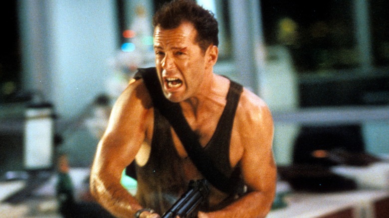 John McClane with gun