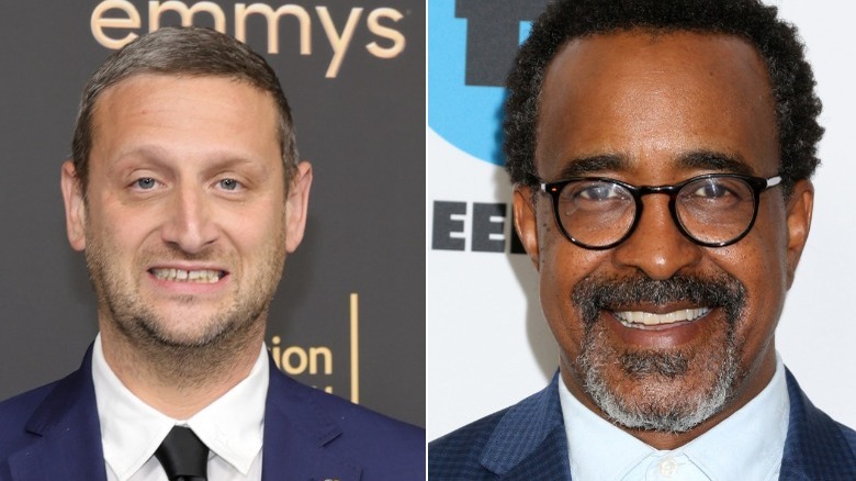 Tim Robinson and Tim Meadows smiling