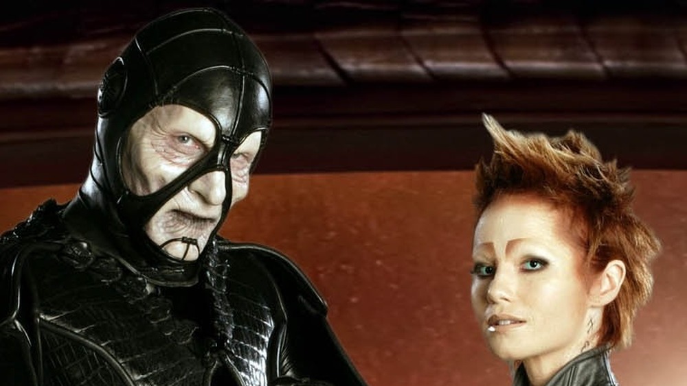 Scorpius and Sikozu in Farscape: The Peacekeeper Wars