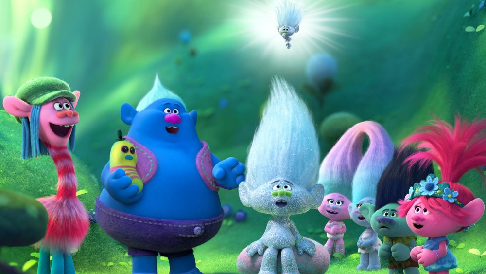 Some of the cast of Trolls World Tour