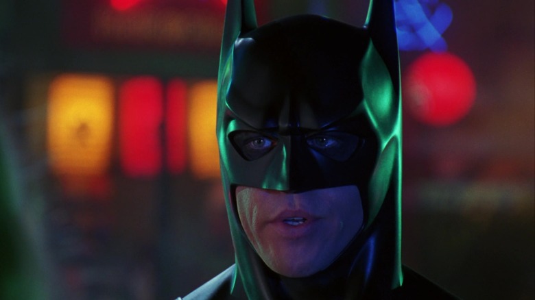 Val Kilmer as Batman, talking