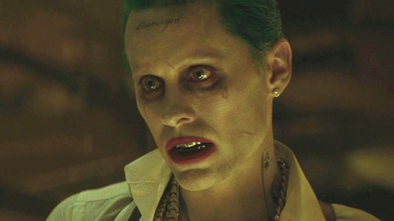 Jared Leto as The Joker, talking