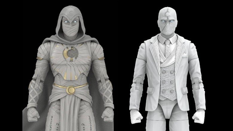 Hasbro Marvel Legends "Moon Knight" figures of Moon Knight in Ceremonial Costume and Mr. Knight