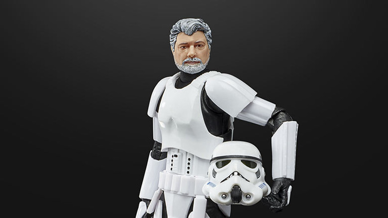 George Lucas (in Stormtrooper disguise) "Star Wars" Black Series action figure