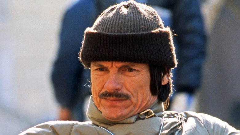 Andrei Tarkovsky wearing knit hat