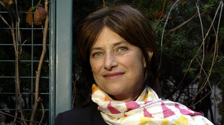 Chantal Akerman wearing scarf