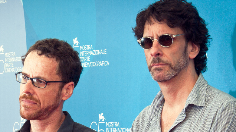 The Coen Brothers posing