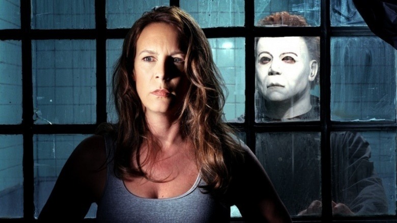 Michael Myers stares at sister