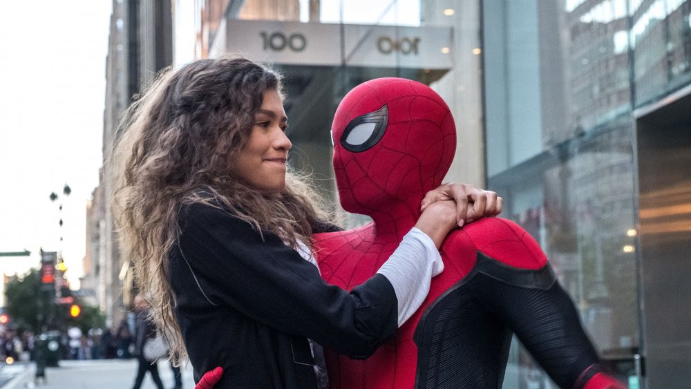 Zendaya and Tom Holland in Spider-Man: Far From Home