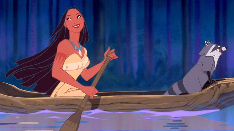 Pocahontas traveling down river