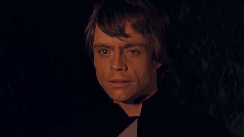 Luke Skywalker smiles