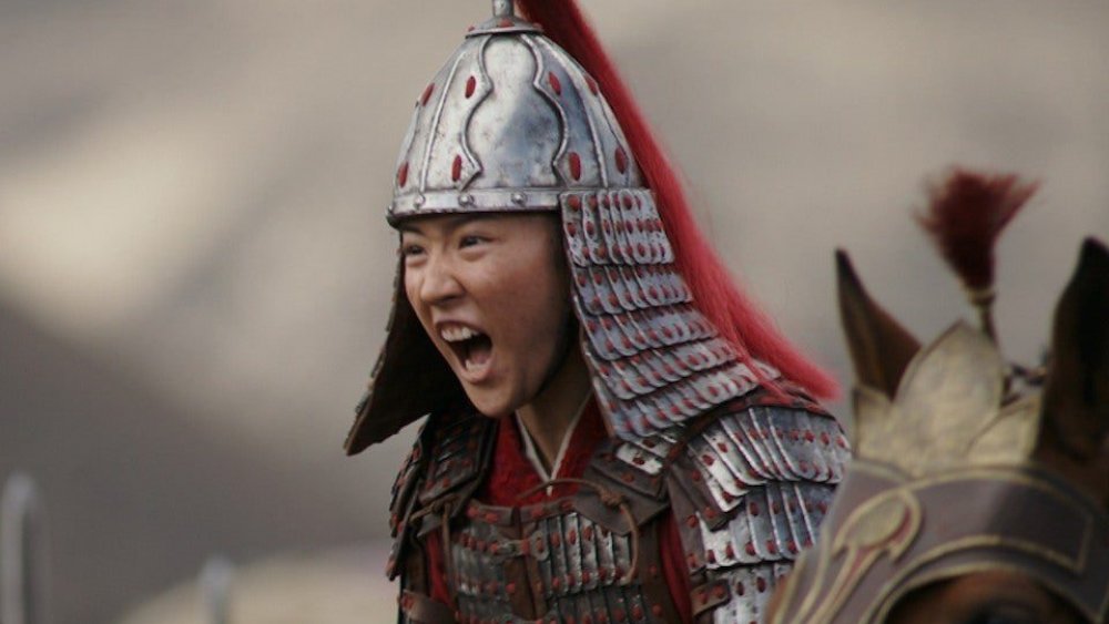 Liu Yifei as Mulan in Disney's live-action Mulan