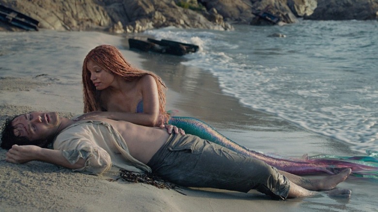 Ariel saves Eric in "The Little Mermaid" (2023)