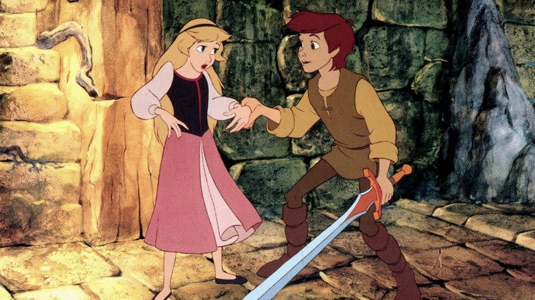 Taran rescues Princess Eilonwy