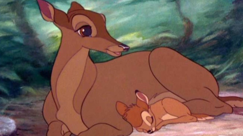 Bambi with his mother