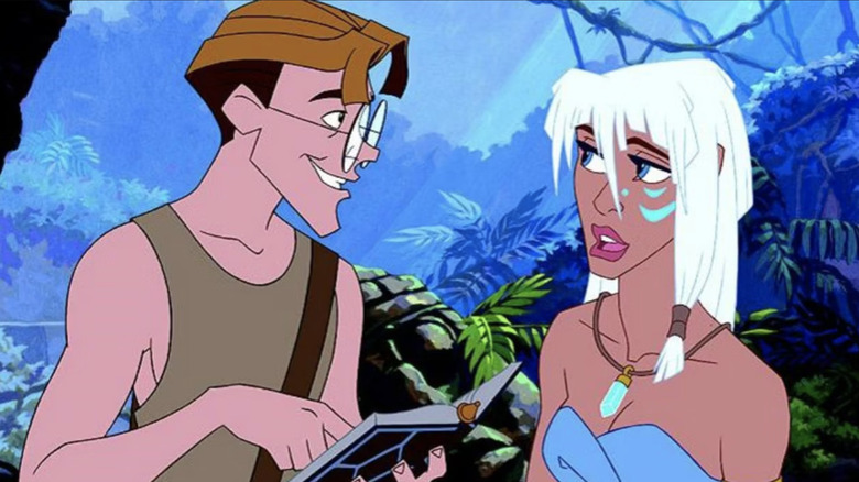 Milo and Kida learn Atlantean history