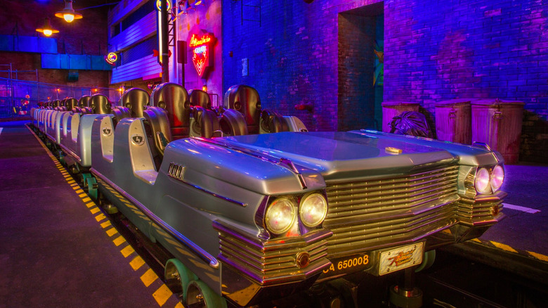 The limo ride vehicle from Rock 'n' Roller Coaster starring Aerosmith