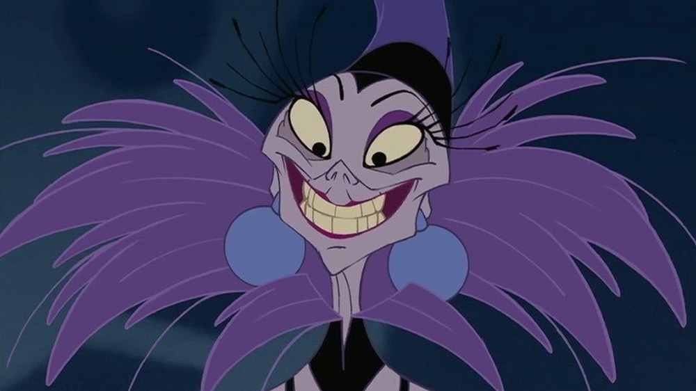 Yzma grinning