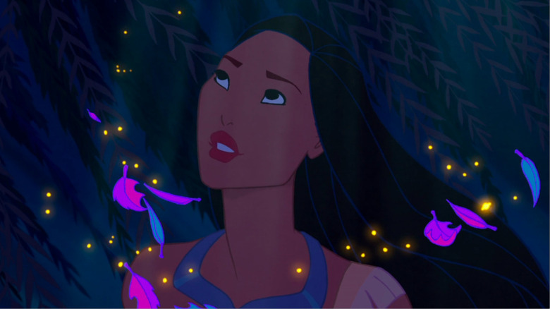 Pocahontas sensing a change in the wind